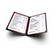 Carta menu restaurante