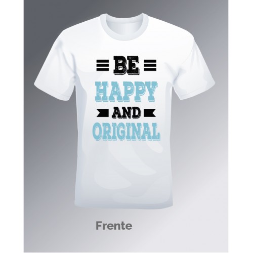 Camiseta Be Happy