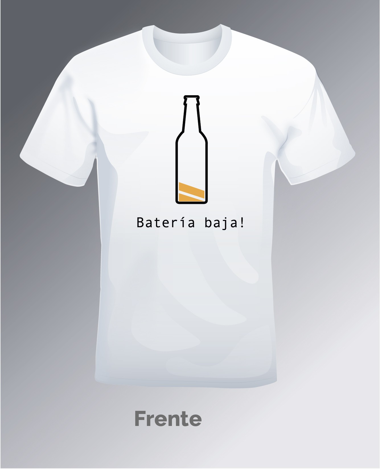 ansiedad montón Adecuado Camiseta Batería baja