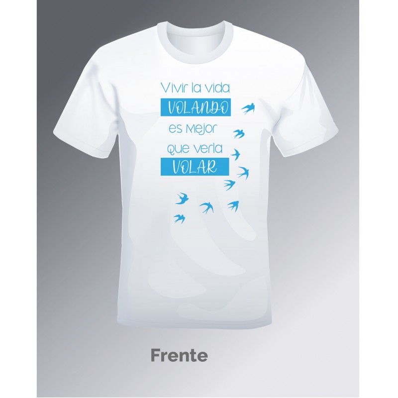 Camiseta Volando